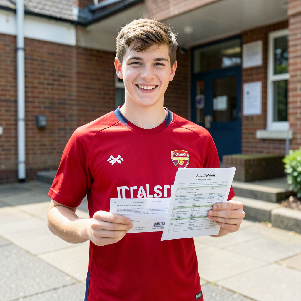 Arsenal wonderkid Max Dowman thanks Brentwood School after collecting GCSE results